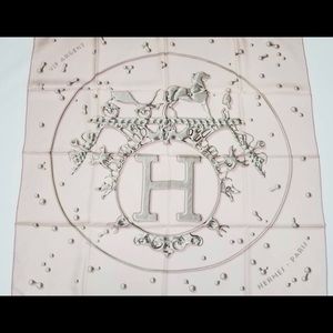 Hermes 🍊 scarf “vif argent” in 90cm - super rare